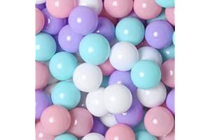 YUFER 500 Crush-Proof Plastic Ball Pit Balls for Toddlers - Ideal for Play Tents, Tunnels, and Pools - 2.2 Inches in Size…
