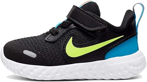 Chaussures NIKE - Revolution 5 (TDV) BQ5673 003 Black/White/Anthracite -  Fermeture scratch - Chaussures basses - Garçon - Enfant | chaussures.fr