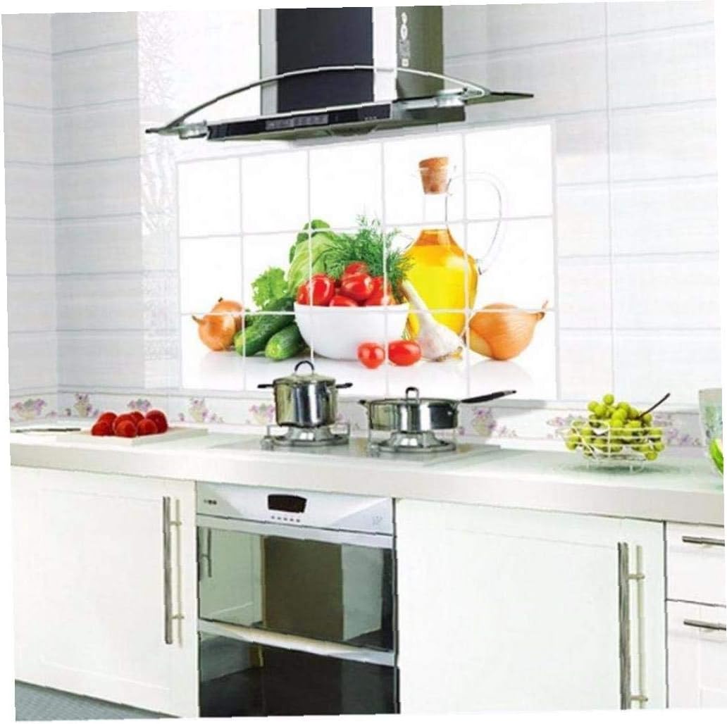 Case Cover Home K che Oilproof Entfernbare Wand Aufkleber 