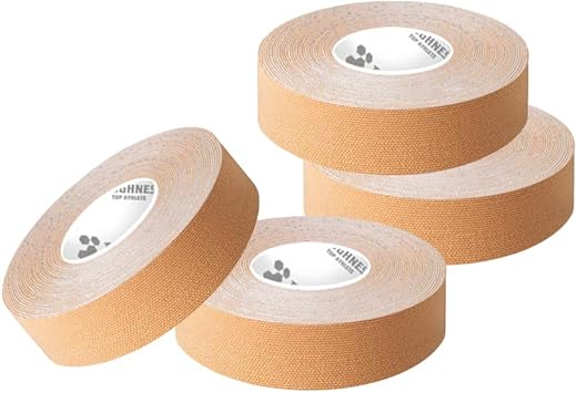 Amazon Inner Wish インナーウィッシュ テーピング テーピングテープ キネシオロジテープ キネシオテープ スポーツタイプ 2 5cm 4巻入 Toughness Top Athlete テーピング用品