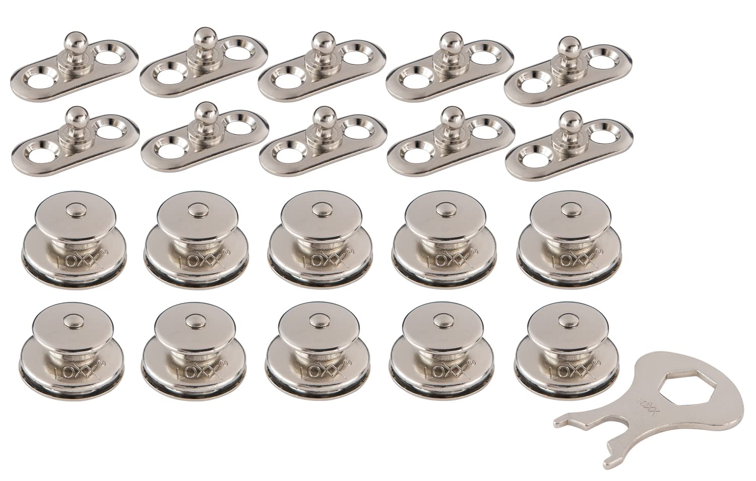 New Marine Loxx set of 10 tops + perforated plates + keys