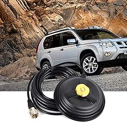 UAYESOK 4.3inch NMO Magnetic Mount,14KG Suction