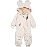Disney Baby Faux Shearling Cosplay Coverall Newborn to Infant Sizes (Newborn - 24 Months)