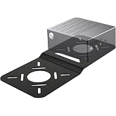 CaSZLUTION Metal VESA Mount Bracket, 35/75/100mm for Intel NUC Mini PC | VESA Monitor Arm Extension Plate, 35x75mm 75x75mm 100x100mm Patterns, Holder Only