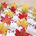 Supla 375 Pcs 2 Sizes 9 Colors Silk Artificial Autumn Maple Leaves Fake Fall Leaves Bulk Fall Foliage for Thanksgiving Table Decorations Fall Wedding Party Birthday Baby Shower