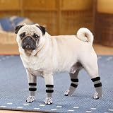 KOOLTAIL Dog Socks Paws Stop Licking Anti Slip Grips Small Medium Large view 6