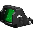 ZULISY Oak Plus 3.5 MOA Green Dot Reflex Sight, (for RMR/SRO/407C Cuts), EDC Tactical Full-Size Open Emitter Reflex Optic, 1x26mm Large Lens, Side Battery, Shake Awake, Precision 1 MOA Adjustments