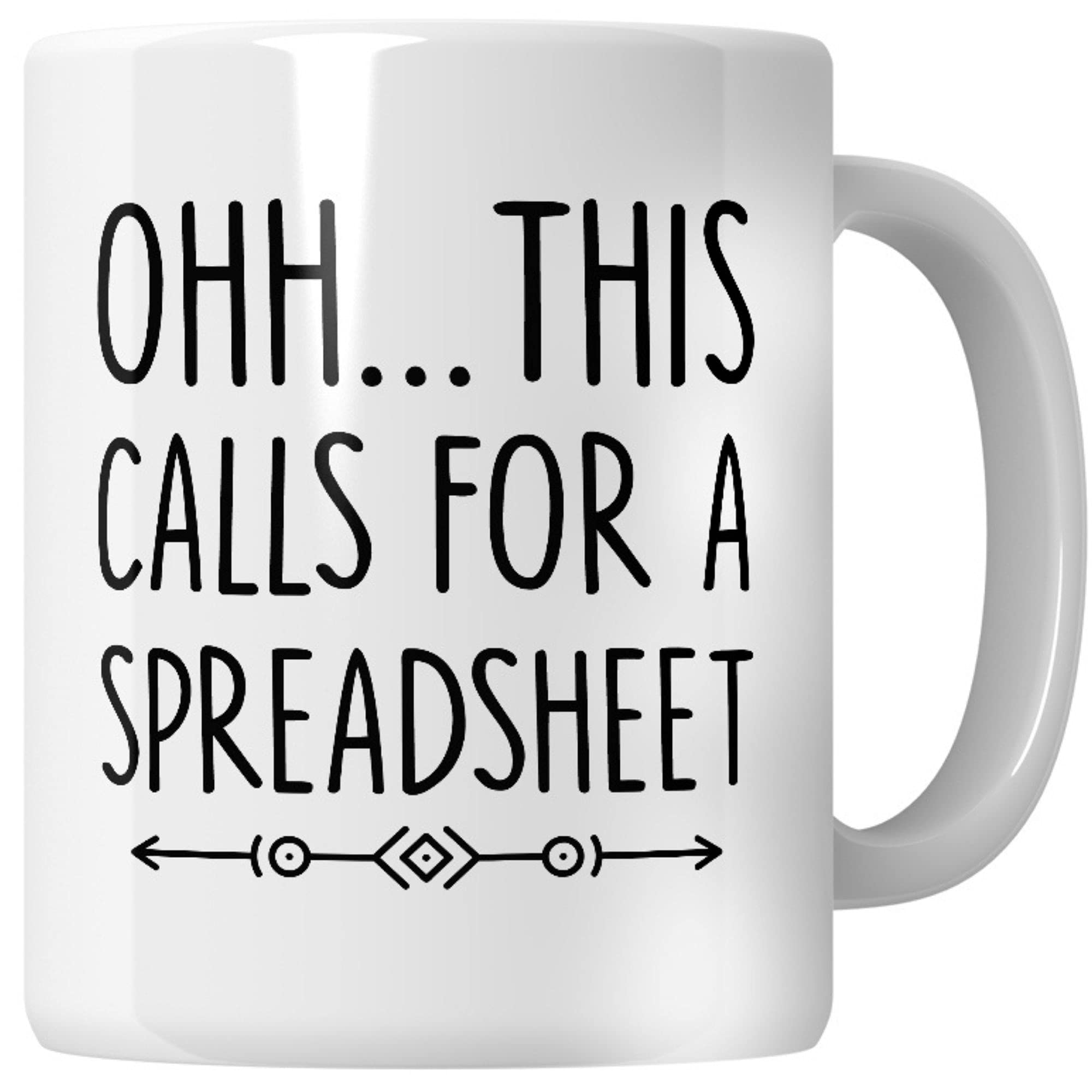 Whizguide This Call for Spreadsheet, Accountant Gifts, Maths Teacher Mug, Accountant Gifts Funny, Gifts for Maths Teachers