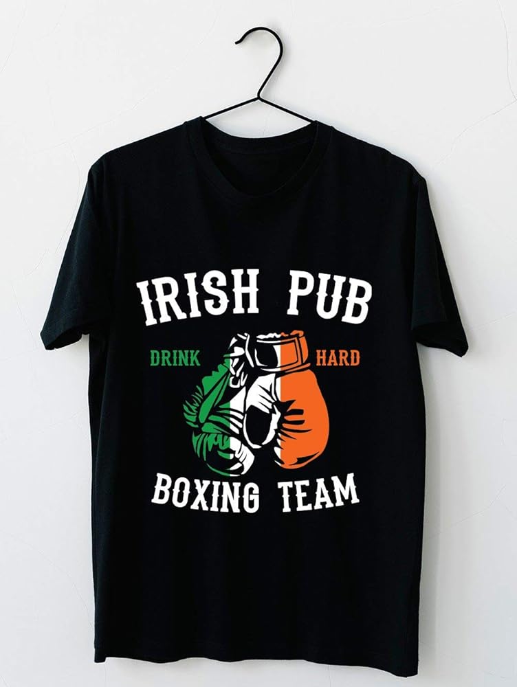 Irish Boxing Design Irish Pub Boxing Team T Shirt For Unisex Zelitnovelty