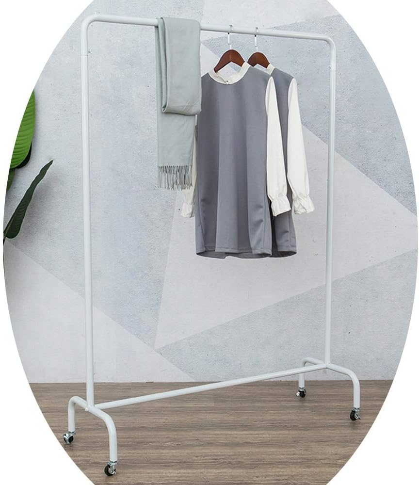 Perchero Burro para Ropa con Las Ruedas de un Solo Polo Barra de Colgar