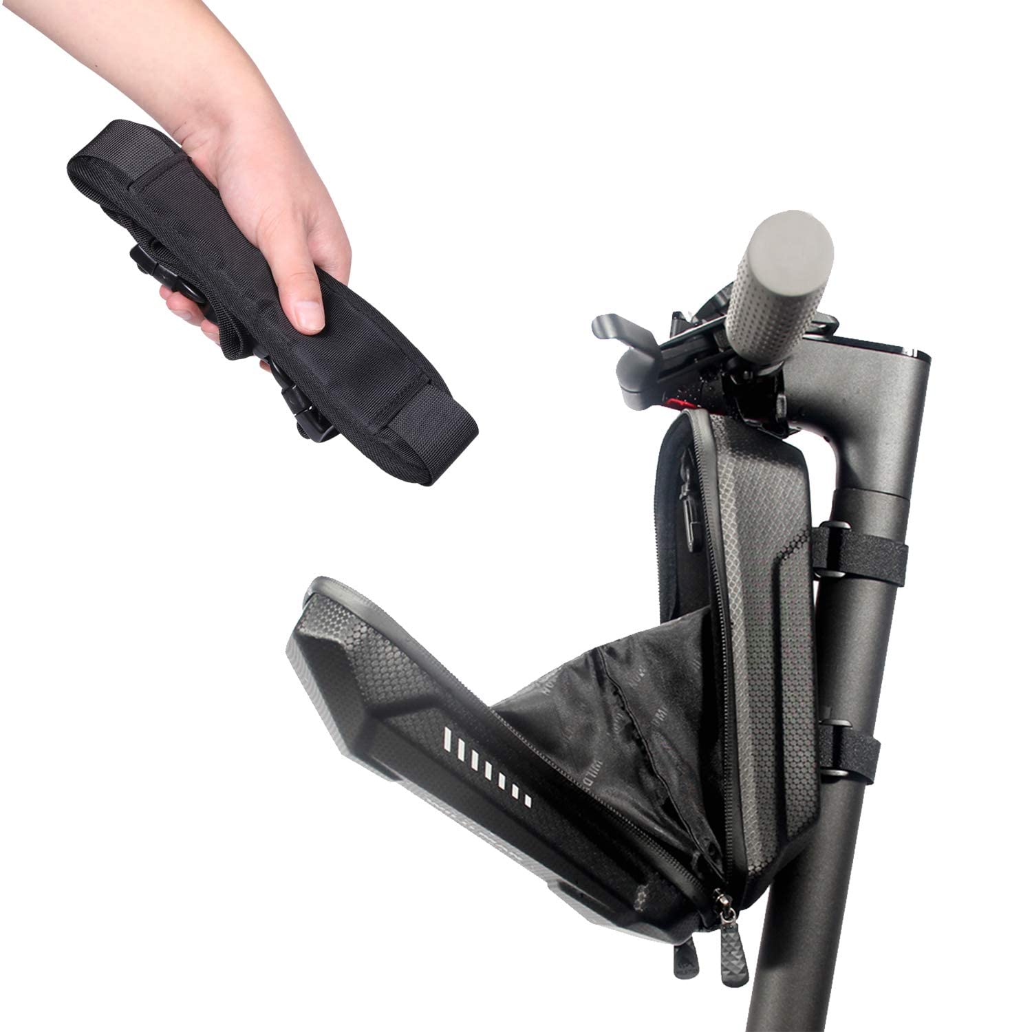 Epessa Shoulder Strap for Kick Scooter Electric Scooter Kids Bike with Non-Slip Shoulder Pad, Adjustable, Compatible with Segway ES1/ES2/ES2 Pro/ES4/MAX Mijia M365