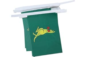 AZ FLAG Boxing Kangaroo Bunting Flag, 20 Ft Garland with 20 Small australian kangaroo Flags 8'' x 6'', 100% Polyester String 