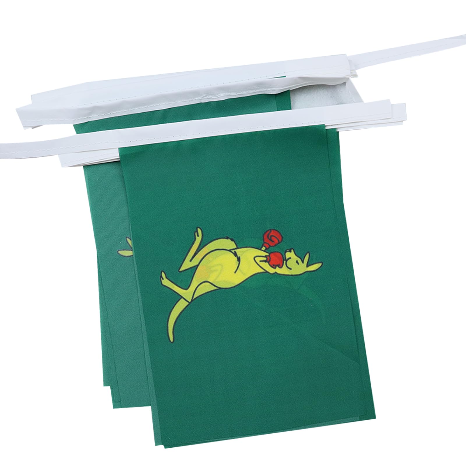 AZ FLAG Boxing Kangaroo Bunting Flag, 20 Ft Garland 20 Small australian kangaroo Flags 8'' x 6'', 100% Polyester String Pennant, 6 meters