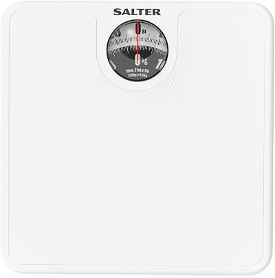 Salter Mechanical Bathroom Scale – Analogue 133kg Capacity, Magnified Dial