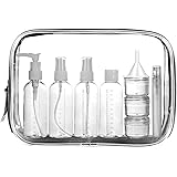 Bottiglie Da Viaggio In Silicone Per Articoli Da Toeletta Custom 4 Pezzi In Sili