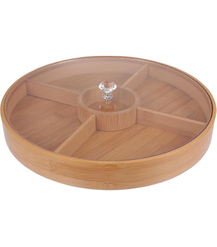 WitnyStore - Plato De Madera Con Forma De Corazón Para Servir Postres Y Frutas, Plato De Madera Para Decoración De Joyas