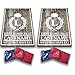 VictoryStore Custom Wedding Bag Toss Game – Custom Wedding Cornhole - Laurel and Initial Full