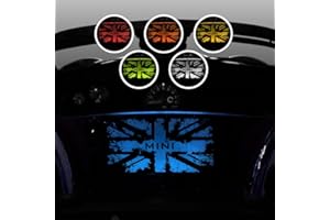 Windrestrictor - Wind Deflector for Convertible Compatible with 2005-2012 Mini Cooper Roadster (2-Seater)- Laser-Etched Design - Blue Lighting - Option 1