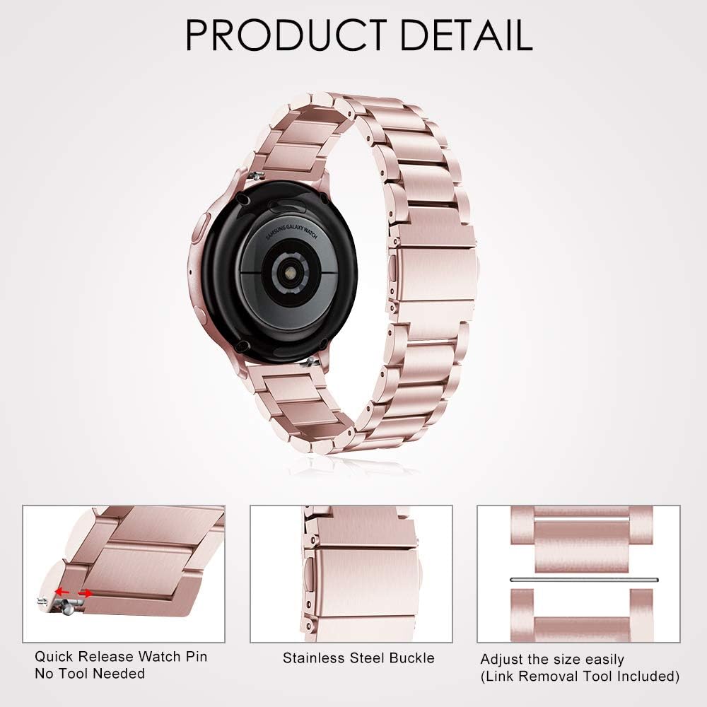 Syxinn Strap for Galaxy Watch 4/4 Classic 42mm 46mm/5/5 Pro 45mm/6/6 Classic/3 41mm/Galaxy Watch Active/Active 2 40mm 44mm Strap Band - Image 4
