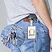 ACELIST Heavy Duty All Metal Retractable Badge Holders Badge Reel with Belt Clip for ID Badge Key Cards-3 Pack(Black)