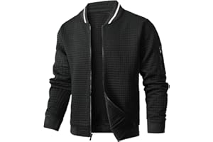 Wizoat Mens Casual Jacket Lightweight Jacket Varsity Coat