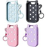 1 Pack Silicone Hand Sanitizer Spray Case With Keychain, Touchland Hand Sanitizer Mist Case,hand sanitizer case, Suaitable For Touchland Hand Sanitizer Spray(1 FL OZ/30ml) (black)