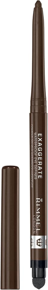 Rimmel Exaggerate Waterproof Eye Definer Rich Brown 0.28g - Brand New