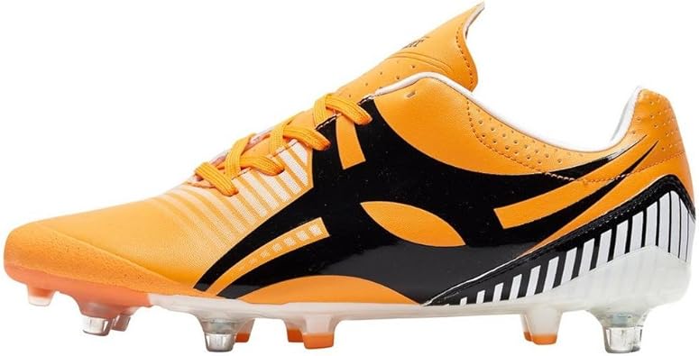 orange rugby boots