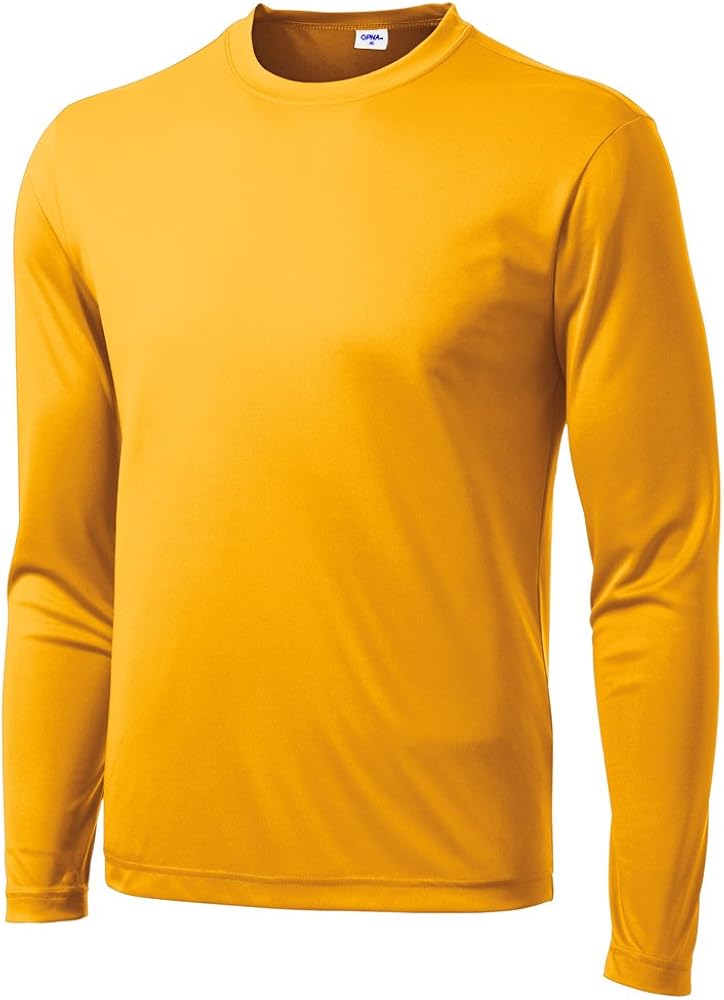 Opna Men's Long Sleeve Moisture Wicking Athletic Shirts at  Men’s Clothing store