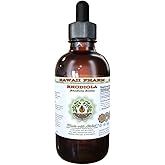 Rhodiola Alcohol-Free Liquid Extract, Organic Rhodiola (Rhodiola Rosea) Dried Root Glycerite 2 oz