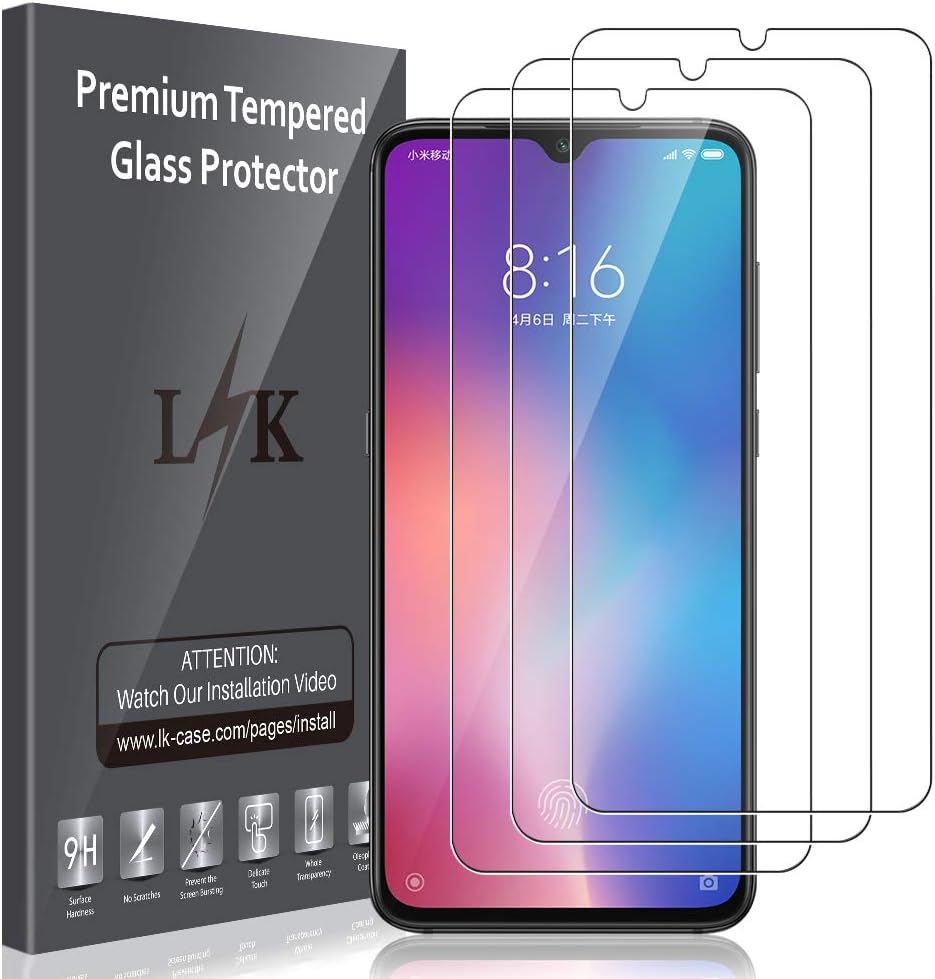 LK Screen Protector for Xiaomi Mi 9, Tempered Glass Amazon.co.uk