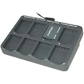 Eartec Multi-Port Charging Base with Adapter for 8x LX600LI Rechargeable Li-ion Batteries