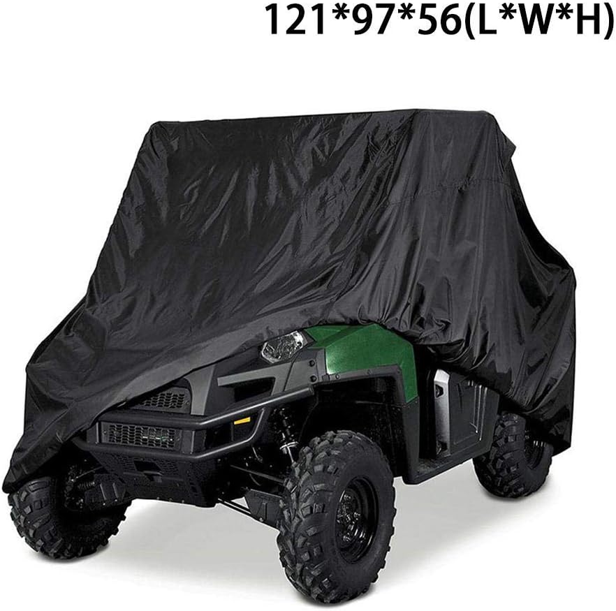 ningxiao586 190T ATV Cover, Universal All Weather ATV Cover Wind Proof Outdoor ATV UV Cover Compatible for Honda/Polaris/Yamaha/Suzuki