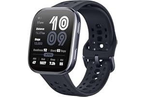 Amazfit Bip 6 Smart Watch 46mm, 14 Day Battery, 1.97" AMOLED Display, GPS &amp; Free Maps, AI, Bluetooth Call &amp; Text, Health, Fitness &amp; Sleep Tracker, 140+ Workout Modes, 5 ATM Water-Resistance, Black4.4 out of 5 stars 4,5355 offers from $79.00