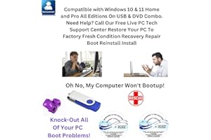 Compatible with Windows 10 & 11 Home and Pro 11 is on USB & DVD 10 is on DVD only! Combo. Need Help? Free Live PC Tech Suppor