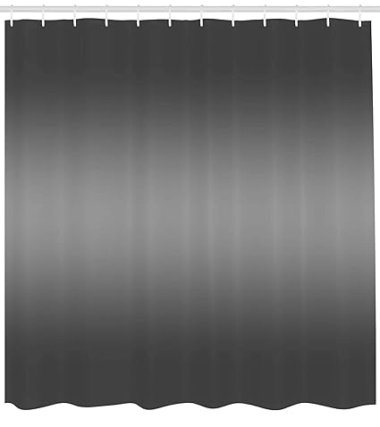 Amazon Com Ambesonne Ombre Shower Curtain Fume Fog Dark Smoke