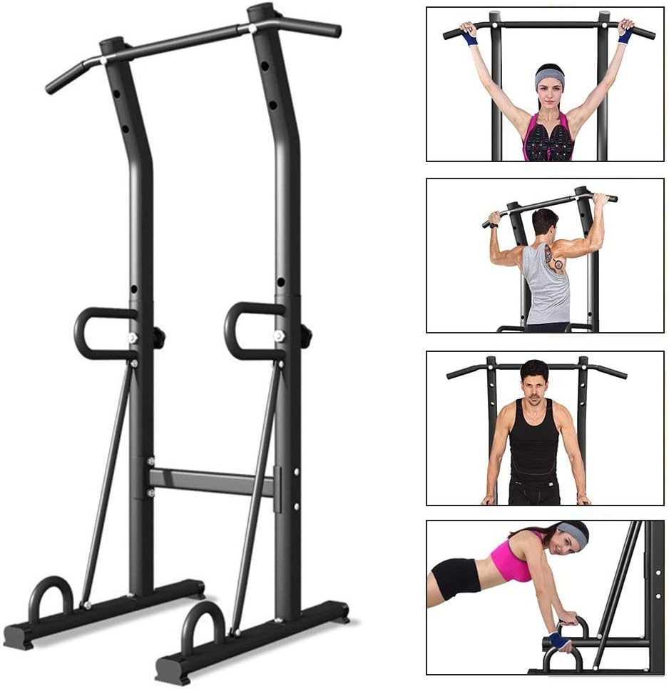 Karymi Multifunctional Indoor Pull Up and Chin Up Bar for Home Gym，Power Tower Dip