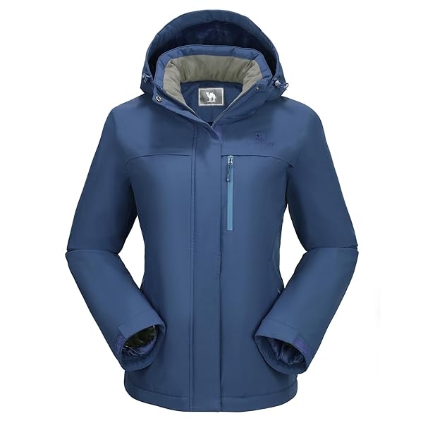 CAMEL CROWN WOMEN’S SKI JACKET WATERPROOF WINTER SNOW...