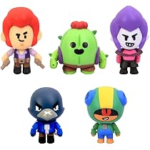 Amazon.com: Brawl Stars BRW6015 Figura de acción, 4.5 in ...