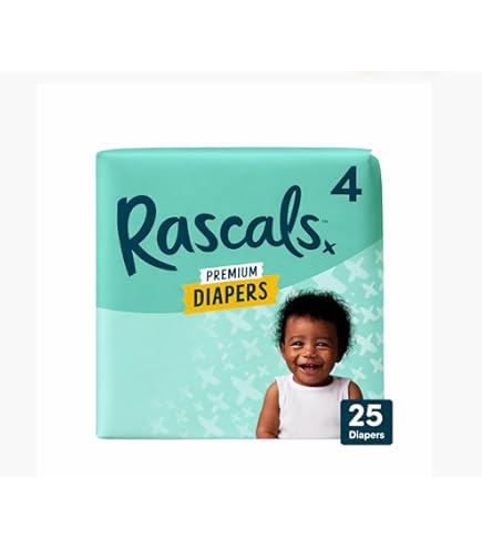 Amazon.com: Rascals Premium Baby Diapers Size 4/72 Count, : Baby