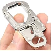 NEWTRO Carabiner Keychain Clip - Double Action Locking Key Organizer for Car Key FOB, Durable EDC Keyring for Men, Women, Outdoor