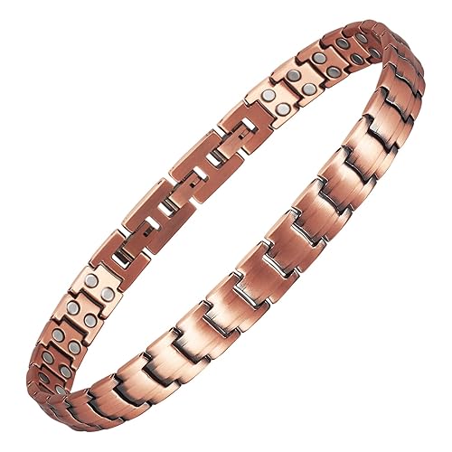 Men Pure Copper Anklet, 10'' Magnetic Ankle Bracelet with Magnets, Jewelry  Gift (Men Anklet) in Kuwait Whizz Magnetic Field Therapy - Main Image