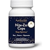 VIDAPURA Nite-Zzz Sleep Support by Dr. Anna Cabeca – Melatonin-Free Herbal Formula with Magnesium & L-Theanine – Supports Relaxation & Restful Sleep – 60 Capsules