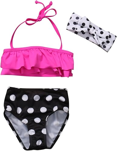 kids high waisted bikini