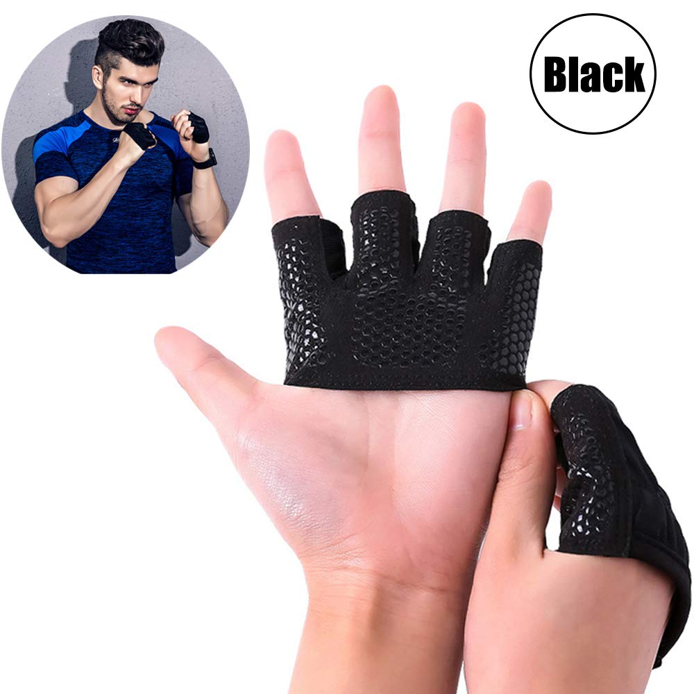 Weight-Lifting Gloves Crossfit Workout Fitness Gym Gloves Callus-Guard Gym  Barehand Grips Accessories, Support Cross-Training, Rowing, Power-Lifting