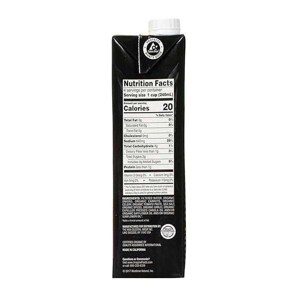 IMAGINE ORGANIC VEGETABLE BROTH 32 OZ