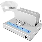 Thermal Binding Machine 500 Sheets Capacity Book Binding Material with 10 Letter Size Envelopes, A3/A4/A5 Document Heat Binder Hot Melt Machine Metal Thermal Binder Contract Document Invoice