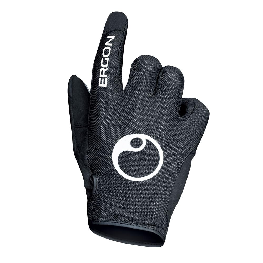 Ergon HM2 Unisex Adult Cycling Gloves, Black, Medium