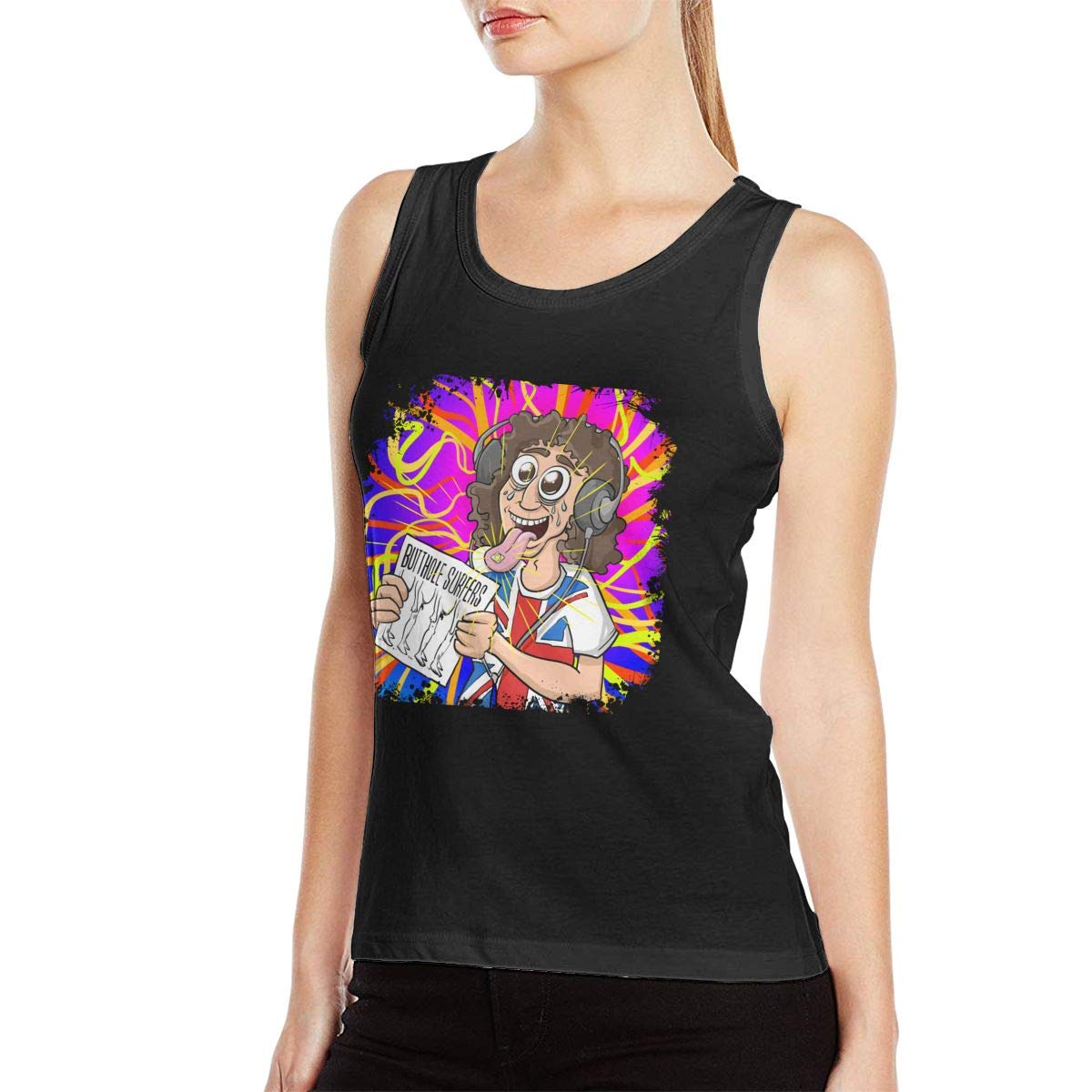 Butthole Surfers Lady S Sleeveless Tee Workout Tanks T Shirt