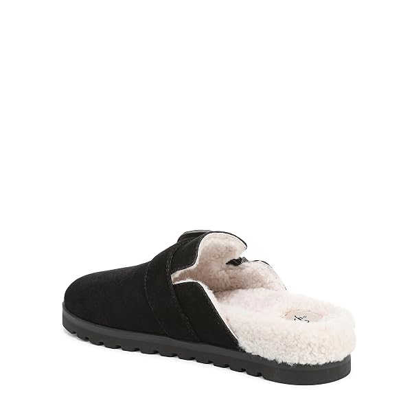 BLOWFISH MALIBU WOMEN’S SIENNA COZY MULE BLACK FAUX SUEDE 8.5 M